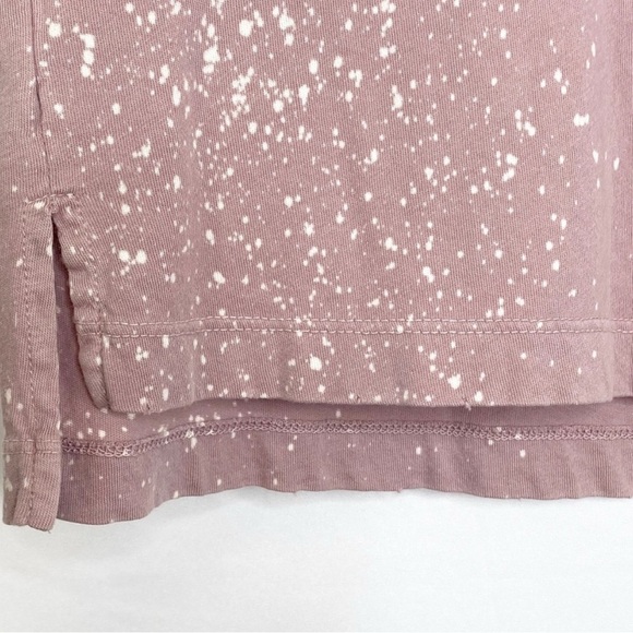 Current Elliot The Muscle Tee in Faded Mauve Galaxy - Picture 6 of 11